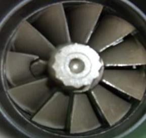 Roda de turbina e roda do impulsor danificados devido a problemas de fundição - Alfredturbo.com